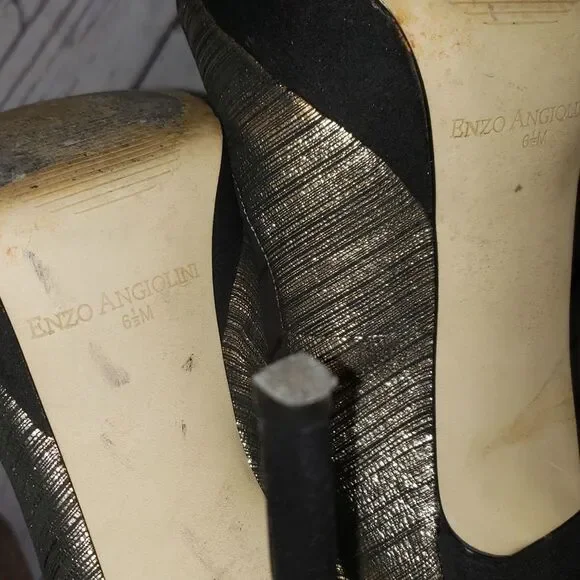 Enzo Angiolini Super Cute Eatava Leather Heels - Picture 9 of 11